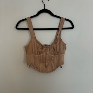 Zara Cropped Corset Top